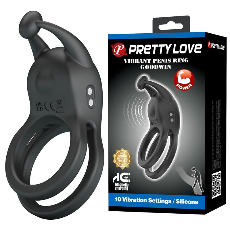 Goodwin Vibrating Double Cock Ring