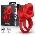 Bittey Cock Ring with Vibration and Biting