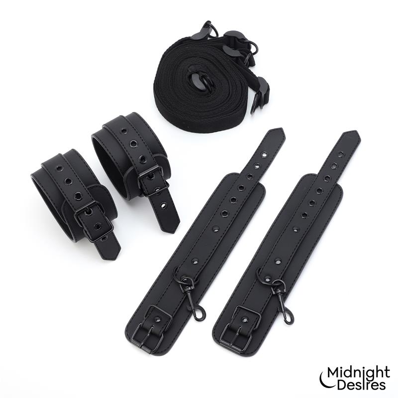 Under Mattress Set with Wrist Ankle Cuffs Cl24