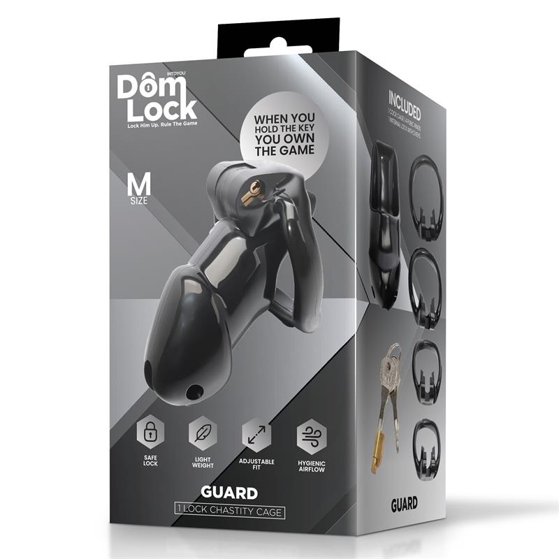 Guard Chastity Cage with Internal Lock Size M
