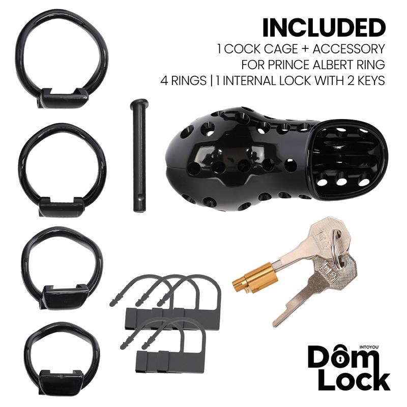 Convict Chastity Cage with Internal Lock