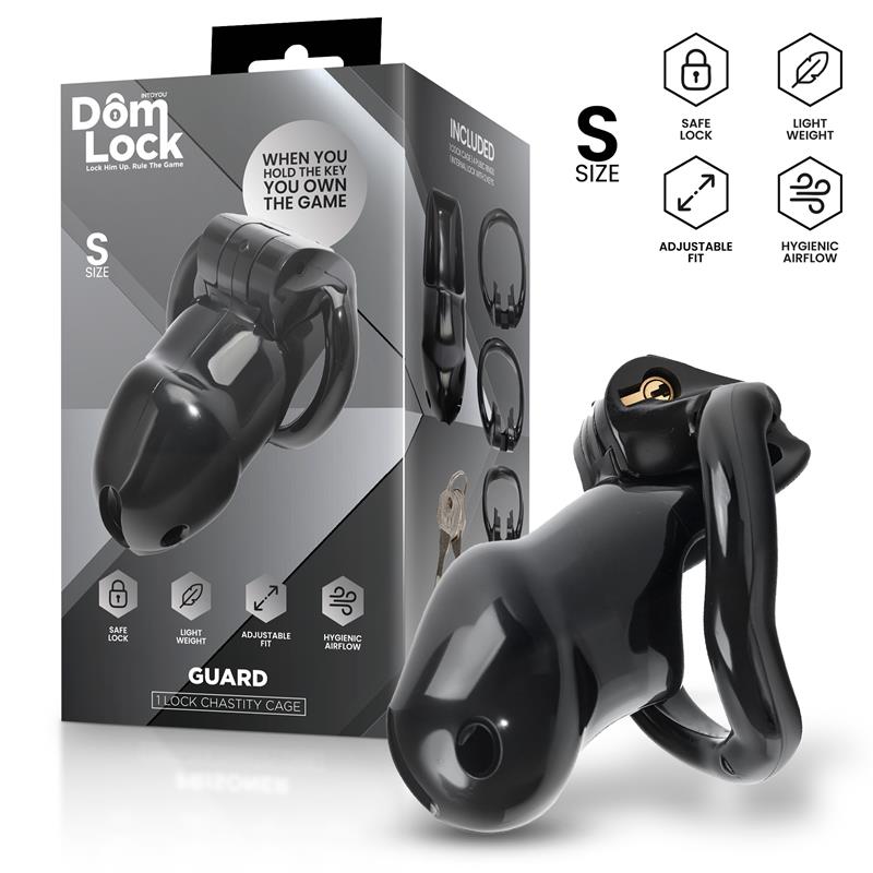 Guard Chastity Cage with Internal Lock Size S