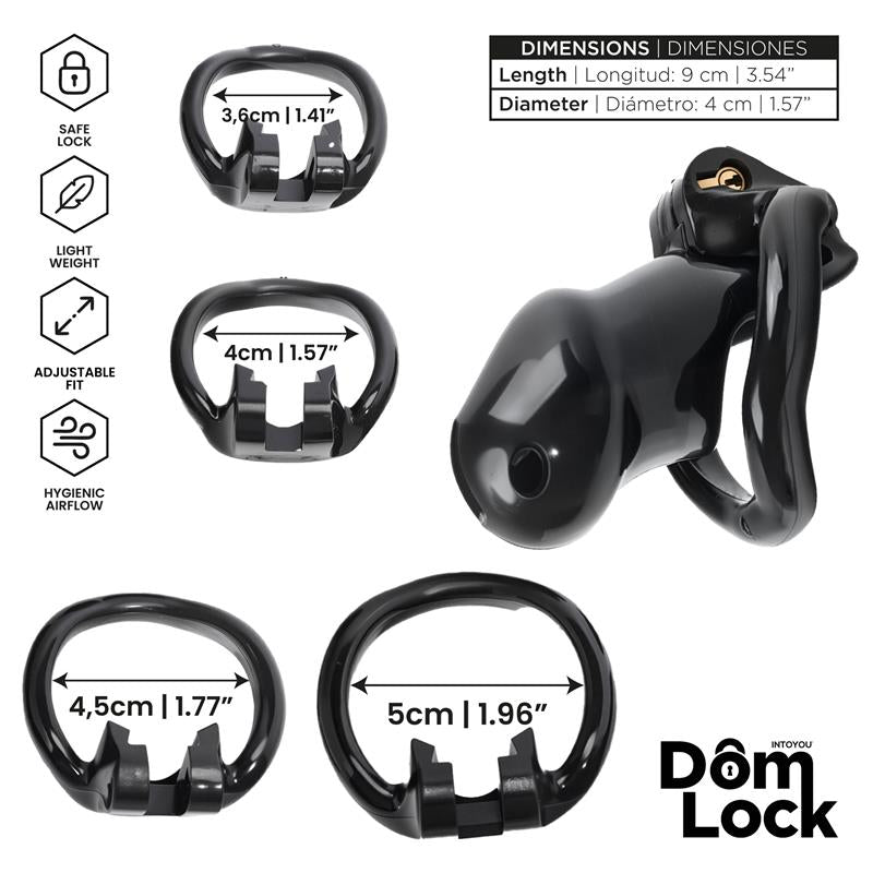 Guard Chastity Cage with Internal Lock Size S
