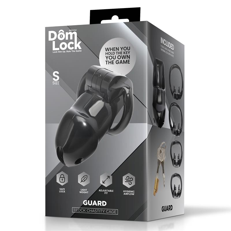 Guard Chastity Cage with Internal Lock Size S