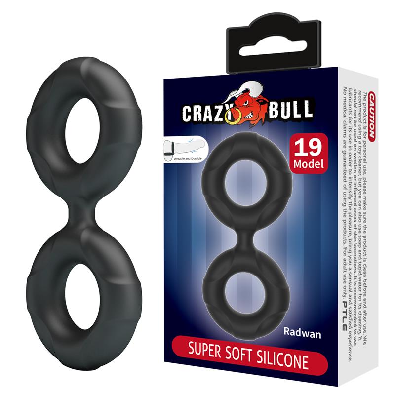 Radwan Double Cock Ring Silicone Mod 19