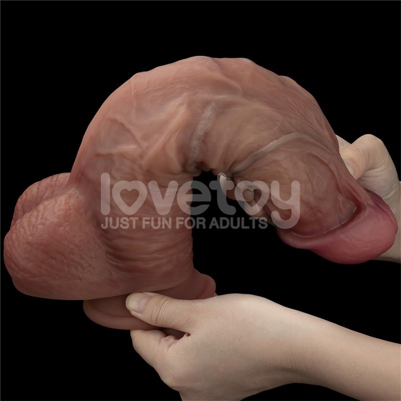 Dildo Dual Layered XXL 105 Black