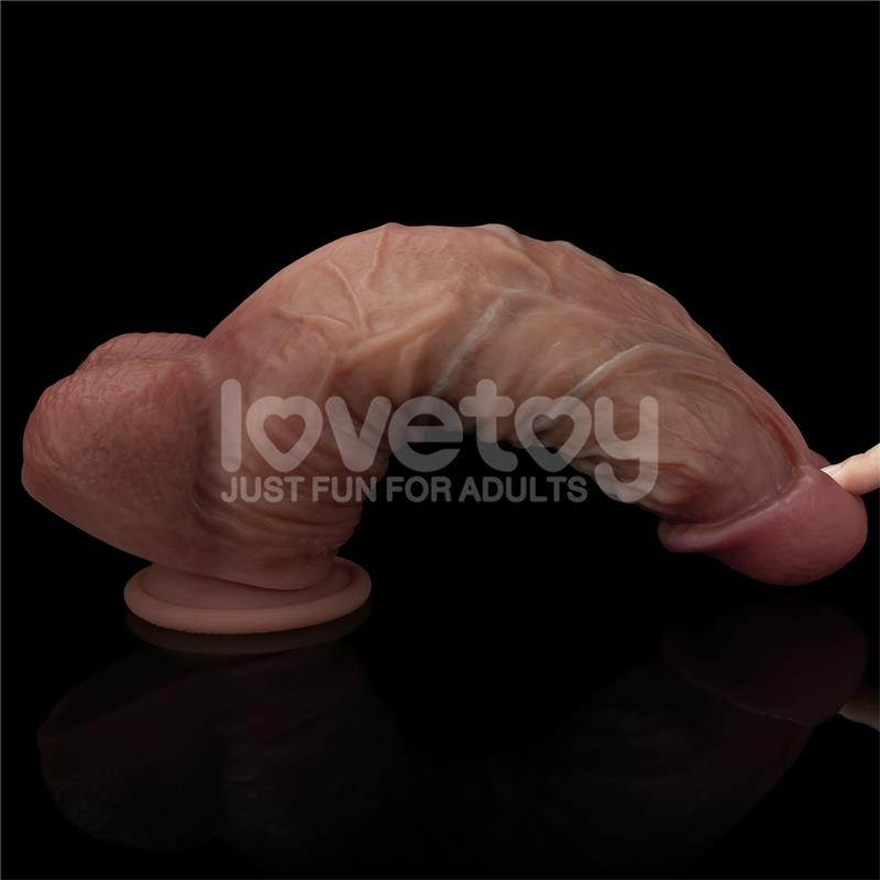 Dildo Dual Layered XXL 105 Black