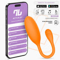 Logan Vibrating Egg with App Unibody Silicone Orange