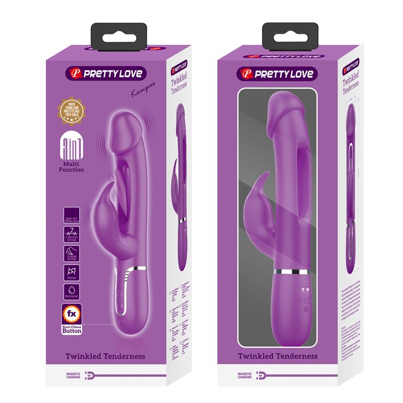 Kampas Vibrator With Licking Lilac