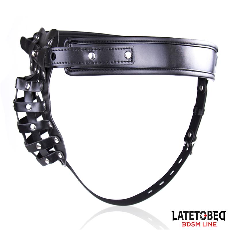Mens Chastity Pants with Cage Adjustable