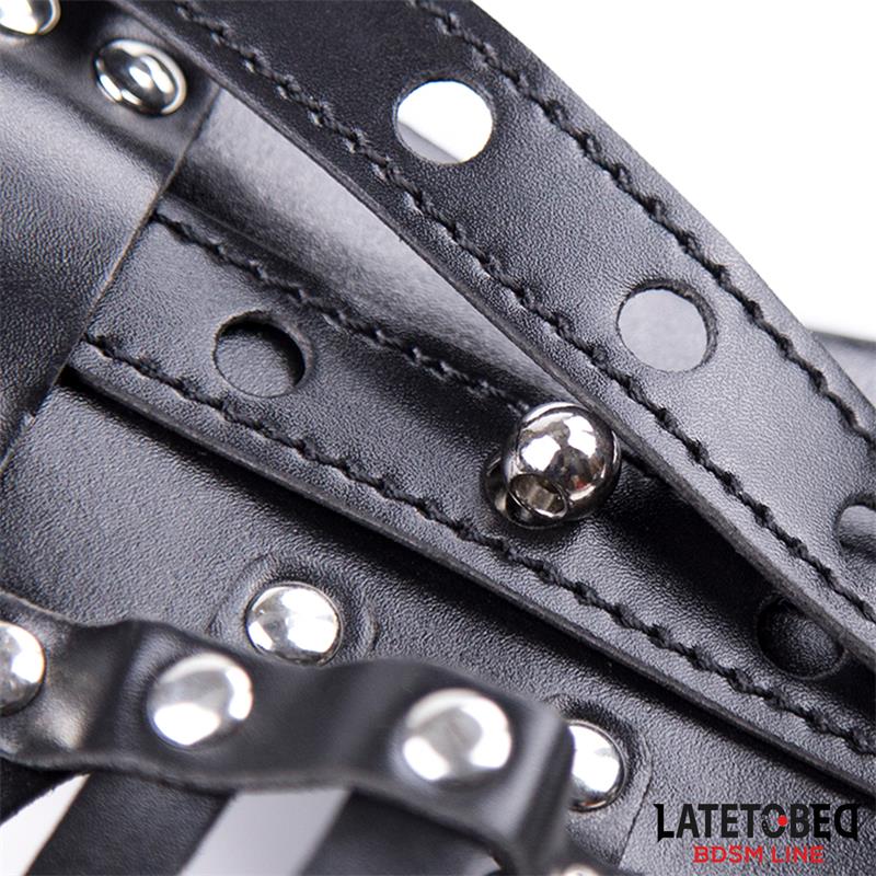 Mens Chastity Pants with Cage Adjustable