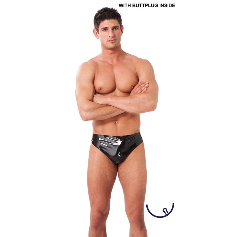 Boxer with Plug Inside Latex