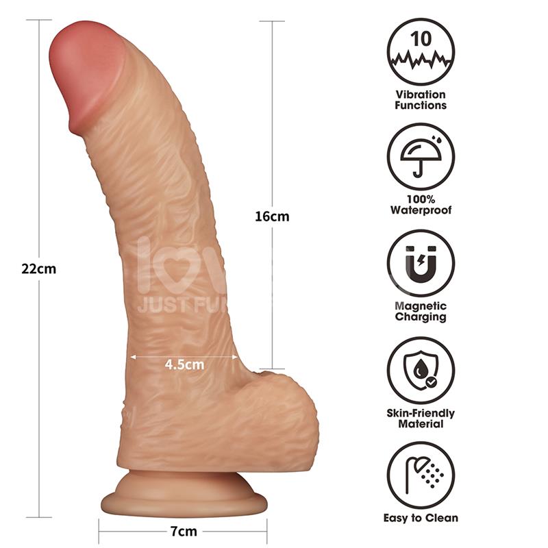 Strap On with Vibrating Dildo 85
