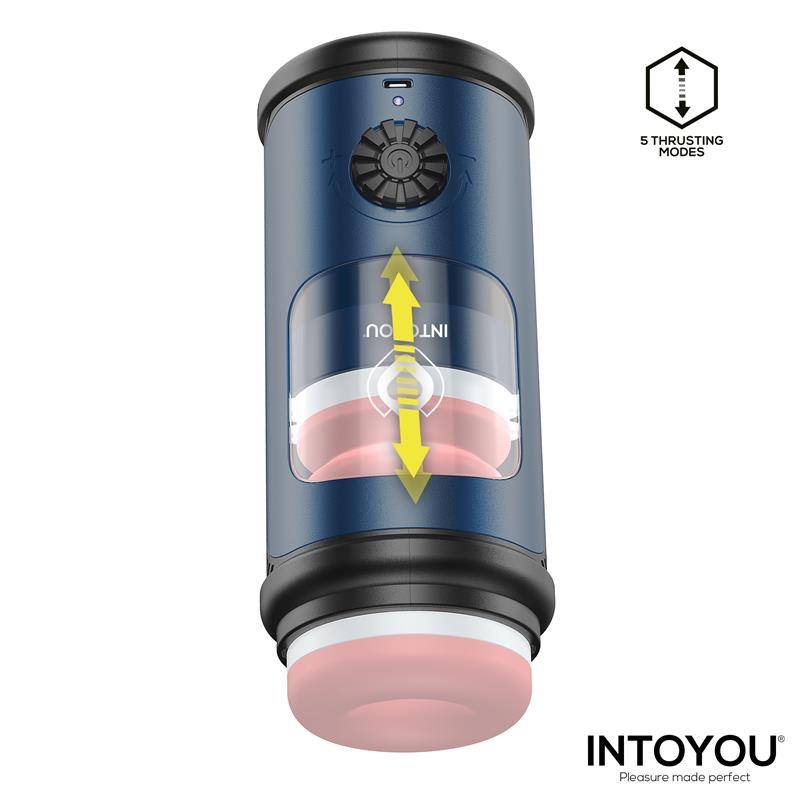 Tenkro Masturbator wit Thrusting and Heat USB C