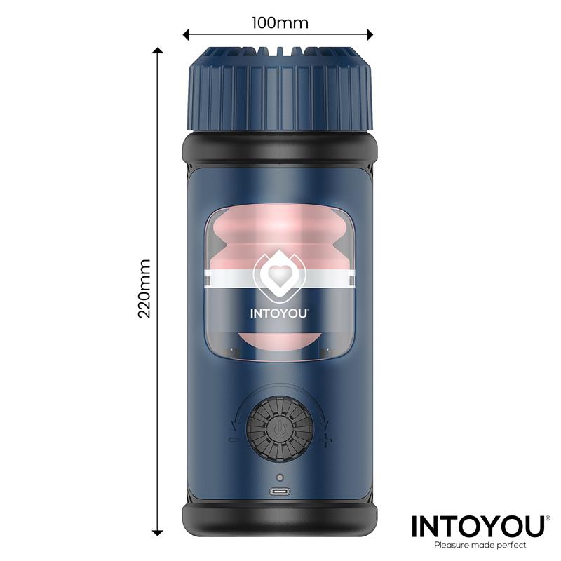 Tenkro Masturbator wit Thrusting and Heat USB C