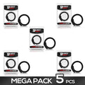 Pack of 5 Solid Silicone Adjustable Strip Cock Ring 15 21 cm