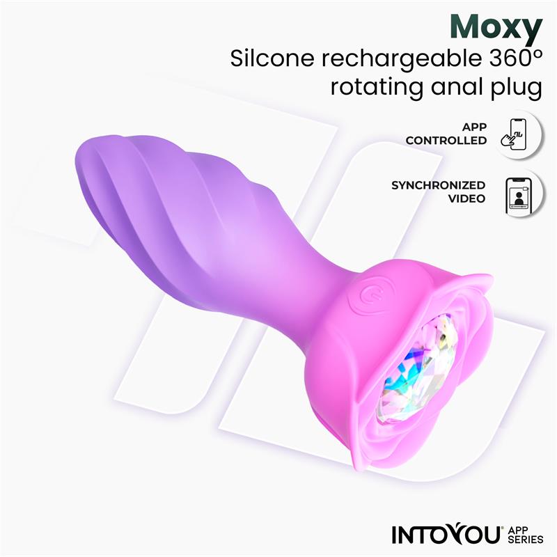 Moxy Butt Plug with Rotation 360º with App