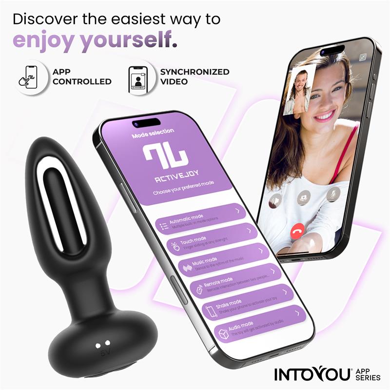 Zack Anal Plug with Flipping Tongue and Vibration with App