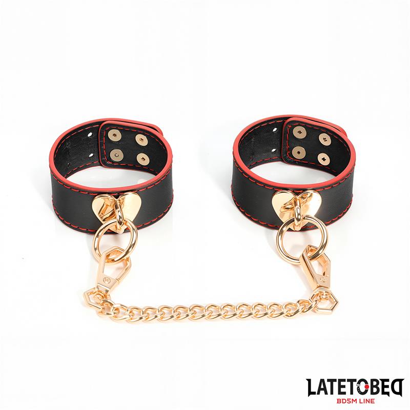 Wrist Cuff with Golden Chain