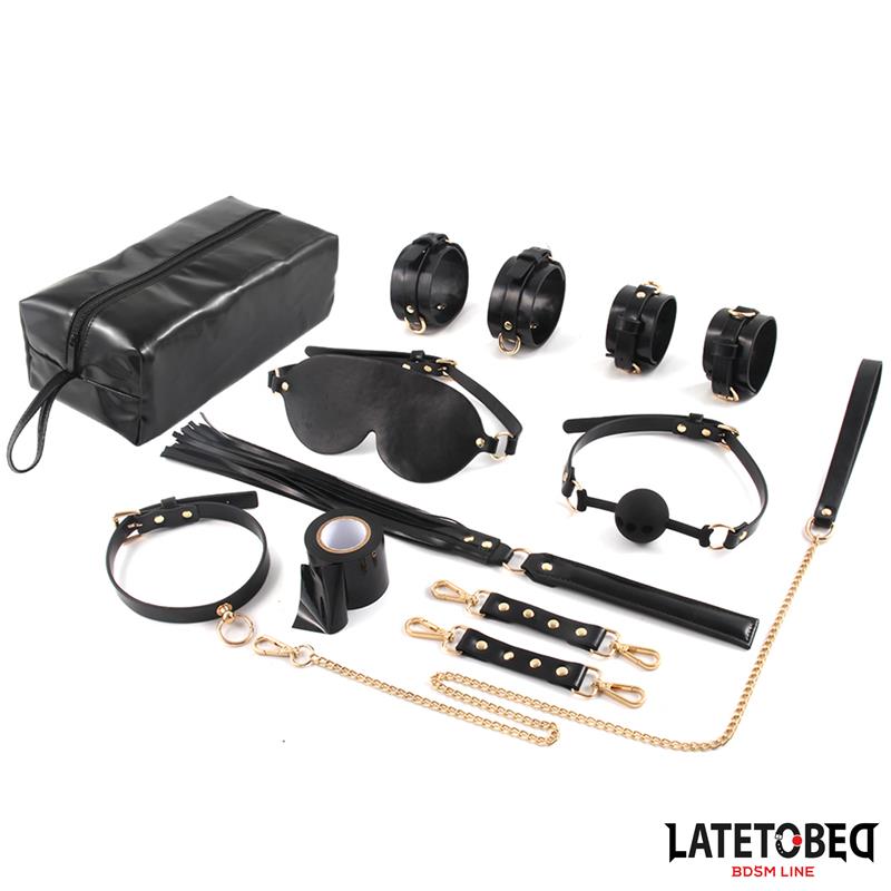 Bondage Kit with 8 Pcs with Storage Bag