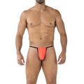 C4MSPX04 Fluo Pouch V String Tangerine