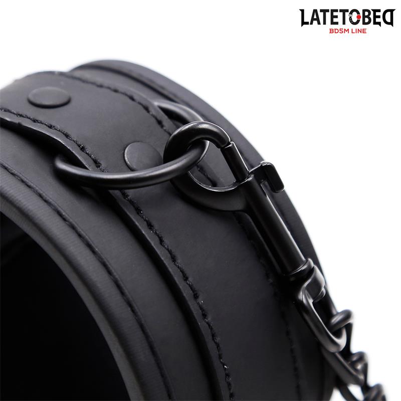 Solid black wrist