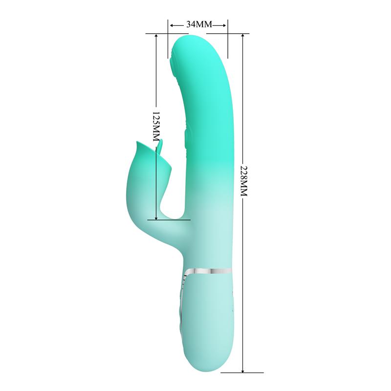 Gigi Rabbit Vibrator Thumping and Licking
