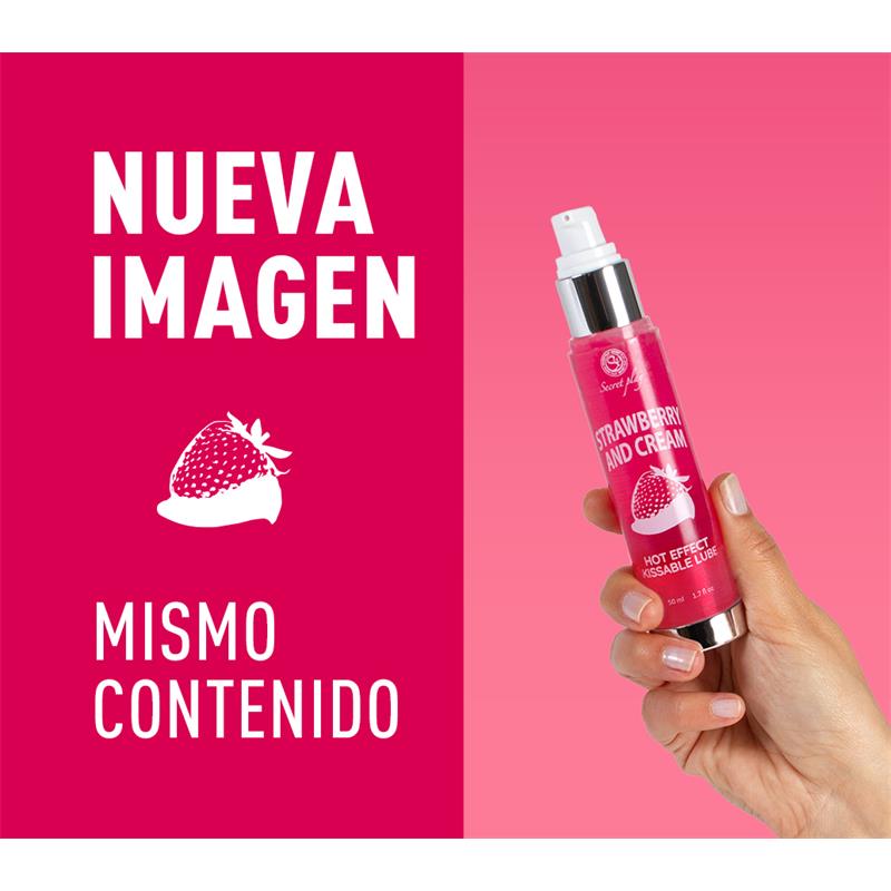 Hot Effect Strawberry with Cream Lubricant 50 ml