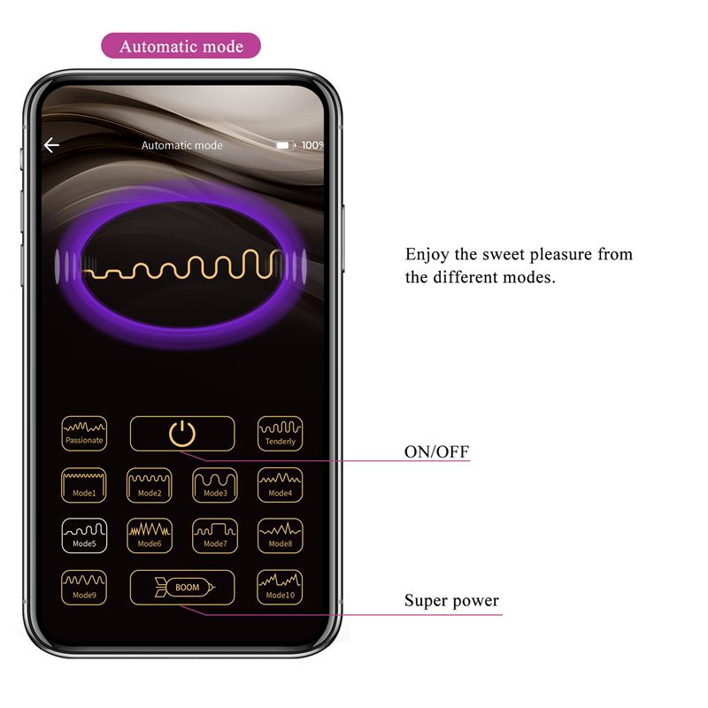 Liam G Spot Vibrator Silicone with App Purple