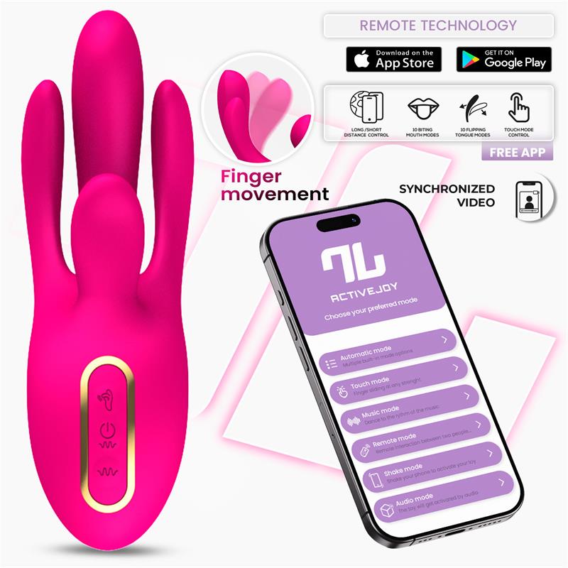 Derek Vibe with Finger Function 3 Motors and App
