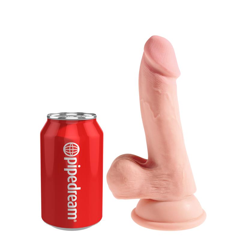 Triple Density Dildo with Testicles 65