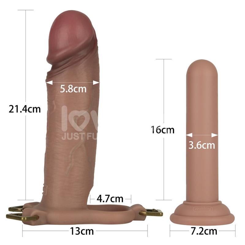Ingen Adjustabe Strap On with Hollow Dildo 9 Enhanced Set XS S M