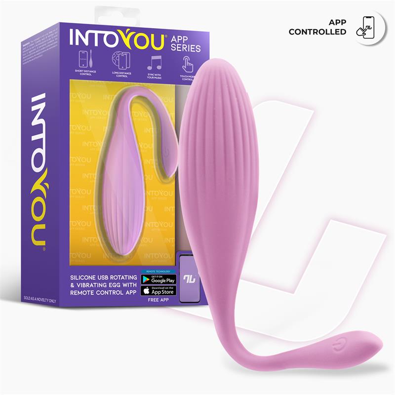 Vibrating Egg with Rotating Beads and APP USB