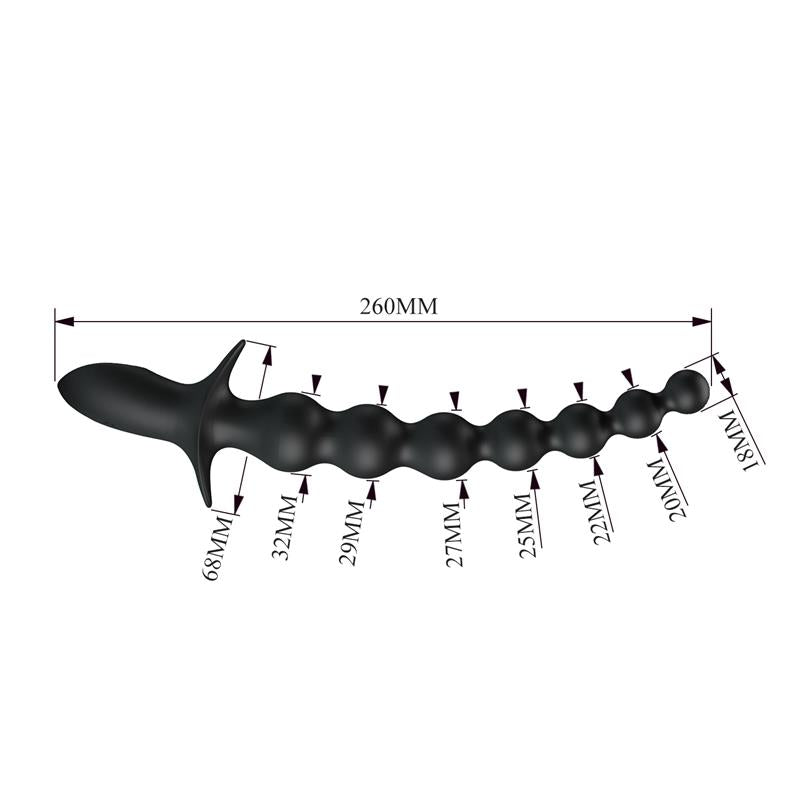 Rigdon Anal Beads with Vibration