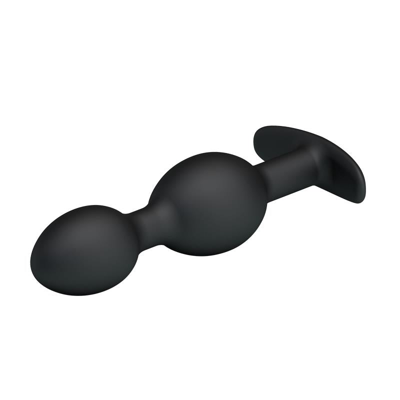 Pretty Love Silicone Anal Balls Black