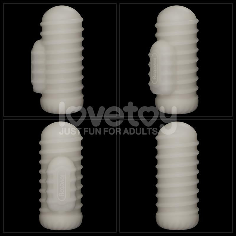 Knights Ring Vibrating Dual Purpose Sleeve Wavy