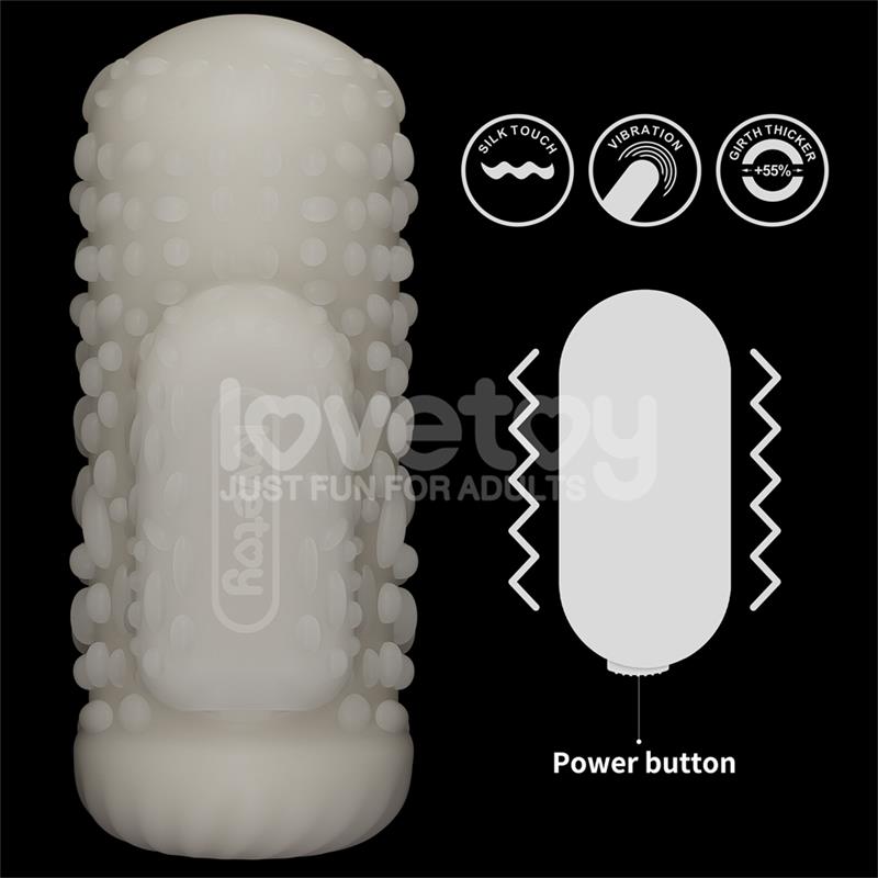 Knights Ring Vibrating Dual Purpose Sleeve Drip