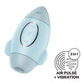 Mission Control Clit Sucker and Vibe Blue