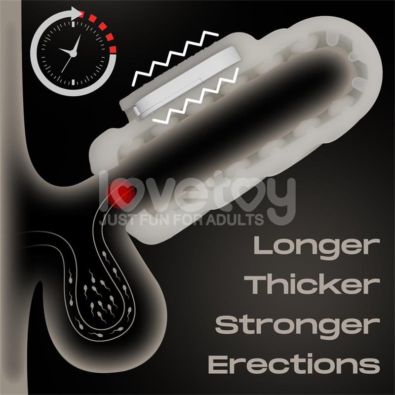 Knights Ring Vibrating Dual Purpose Sleeve