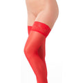 Hold up Stockings Red One Size