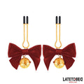 Nipple Clamps with Red Bow