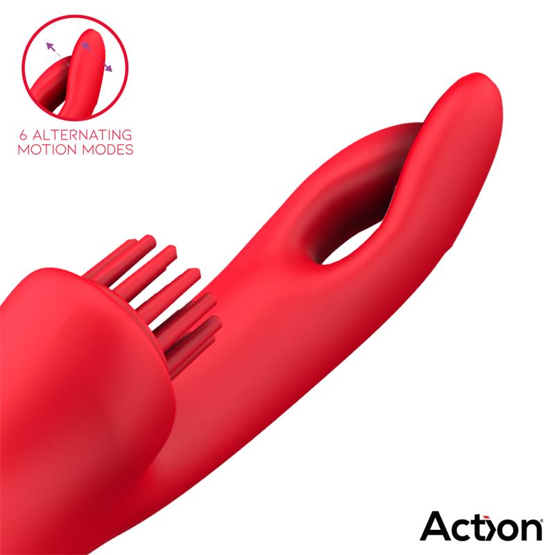 Bilma Vibe with Brushing Clit Stimulator and Alternating Function