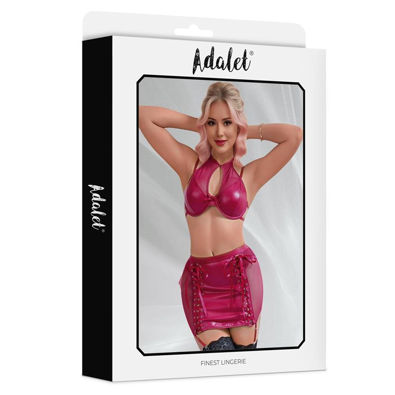 Aurora Top and Skirt Vegan Leather