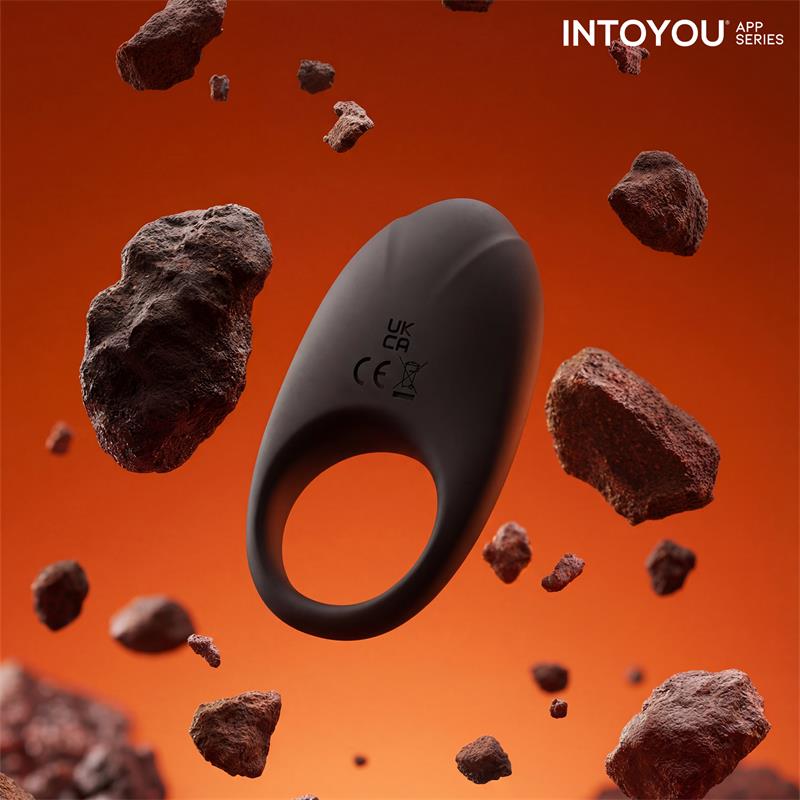 Ringo Vibrating Ring with App Unibody Black