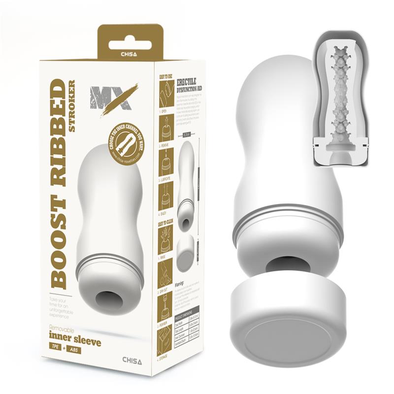 Boost Ribbed Stroker Male Masturbator