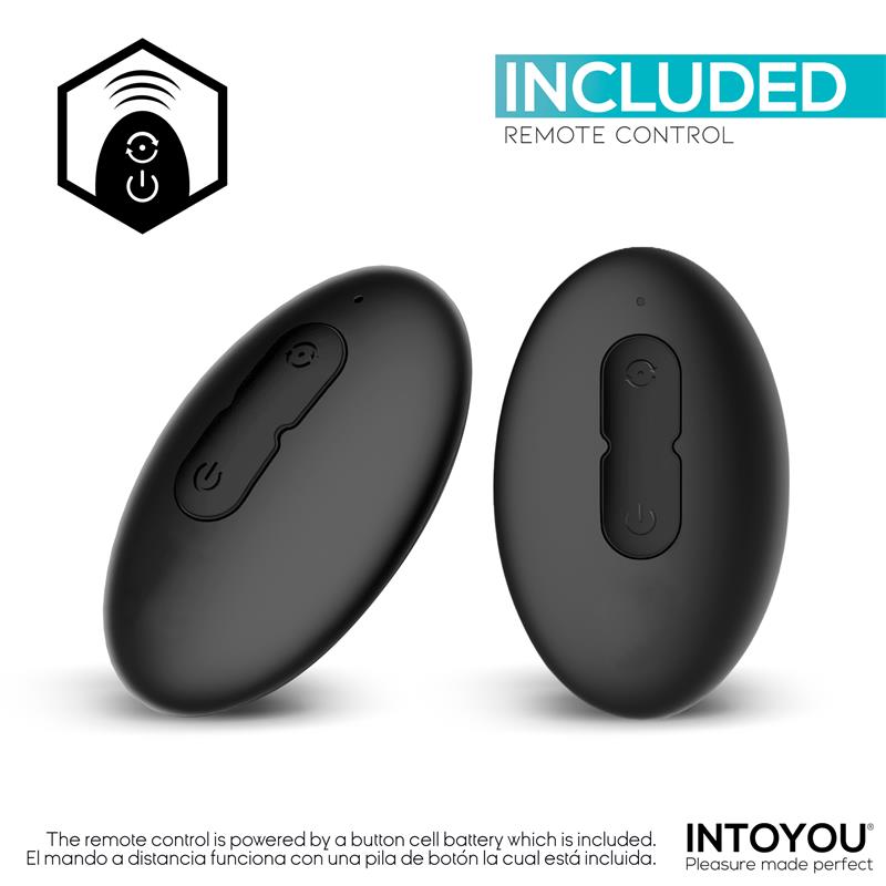 Sasha Vibrating Plug with Flipping Tongue and Remote Control