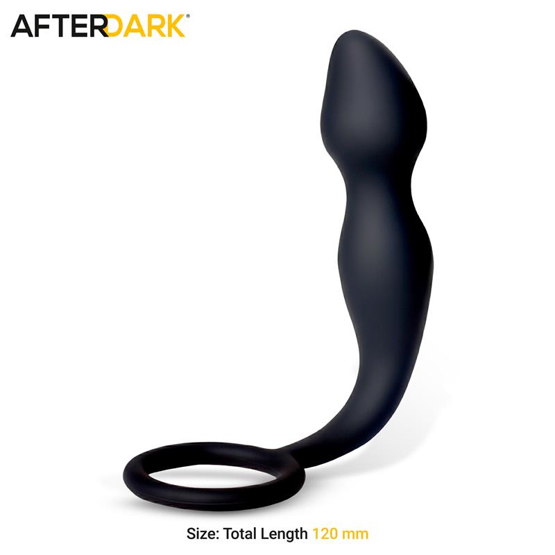 Johan Anal Plug with Silicone Ring