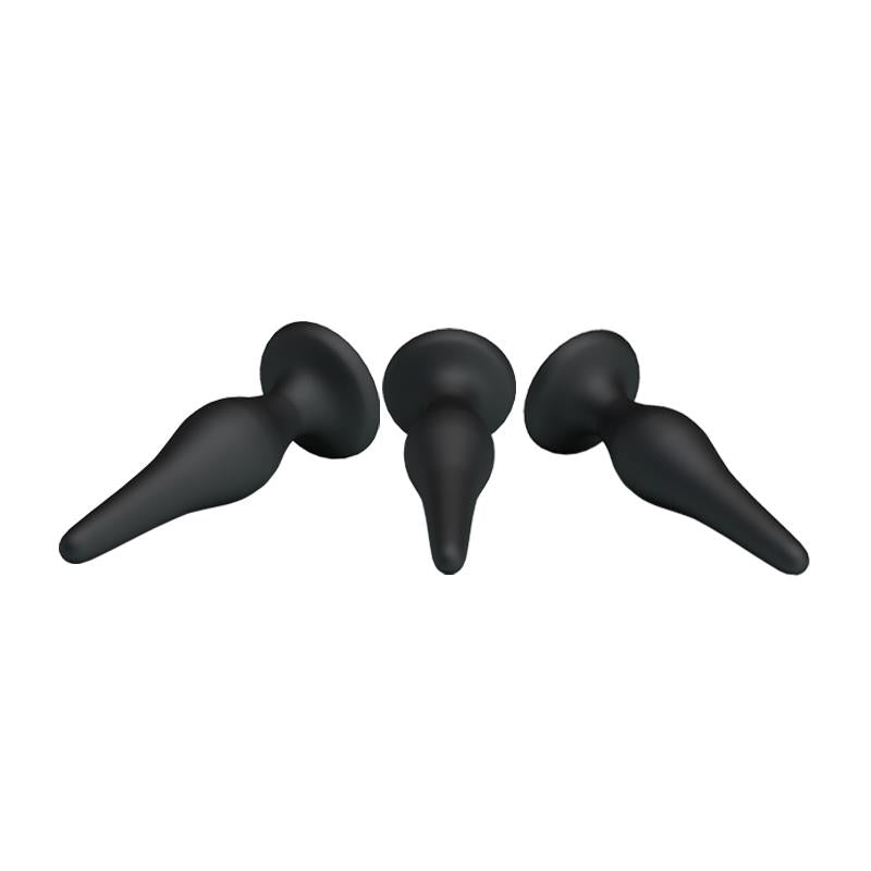Pack 3 Butt Plug Mini Anal Kit