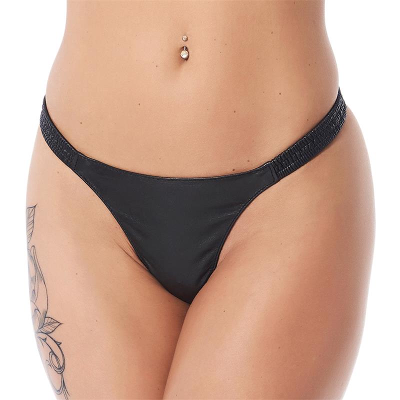 G String Leather Elastic