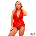 Violet V Neckline Teddy